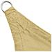 Parasole a Vela in Tela Oxford Quadrato 3,6x3,6 m Beige - Foto miniatura 3