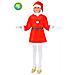 Costume Mamma Natale Ciniglia Bambina Taglia 4/6 Anni - Foto miniatura 1