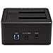 " Docking Station a Doppio Bay SATA per 2x 2,5/3,5"" SATA SSD / HDD - USB 3.0" - Foto miniatura 2