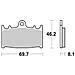 Pastiglie Freno Anteriore 631hs - Foto miniatura 1