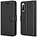Custodia Compatibile Con Sony Xperia 10 Ii (2. Version) In Nero Carbone - Coperchio Protettiva Con Chiusura Magnetica, Funzione Stand E Tasca Per Le Carte - Foto miniatura 8