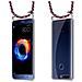 Catena Di Telefoni Cellulari Compatibile Con Honor 8 Pro In Rosso Blu Bianco - Coperchio Protettivo In Silicone Con Anelli D'argento, Cinturino In Corda E Custodia Staccabile - Foto miniatura 7