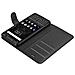 Custodia Compatibile Con Blackberry Keyone In Nero Carbone - Coperchio Protettiva Con Chiusura Magnetica, Funzione Stand E Tasca Per Le Carte - Foto miniatura 6