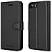 Custodia Compatibile Con Blackberry Keyone In Nero Carbone - Coperchio Protettiva Con Chiusura Magnetica, Funzione Stand E Tasca Per Le Carte - Foto miniatura 7