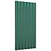 Pannelli Tetto 12pz Acciaio Verniciato A Polvere Verde 80x36 Cm - Foto miniatura 3