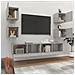 Set di Mobili Porta TV 6 pz Grigio Cemento in Legno Multistrato - Foto miniatura 3