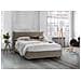 Letto Matrimoniale Celeste, Letto Contenitore Con Rivestimento In Tessuto, 100% Made In Italy, Apertura Frontale, Adatto Per Materasso 160x190 Cm, Tortora - Foto miniatura 2