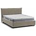 Letto Matrimoniale Celeste, Letto Contenitore Con Rivestimento In Tessuto, 100% Made In Italy, Apertura Frontale, Adatto Per Materasso 160x190 Cm, Tortora - Foto miniatura 4