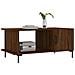 Tavolino Da Salotto Rovere Marrone 90x50x40cm Legno Multistrato - Foto miniatura 3