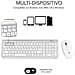 Tastiera e Mouse Wireless 8436586742621  (Layout Spagnolo) Colore Argento. Bianco - Foto miniatura 4