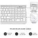 Tastiera e Mouse Wireless 8436586742621  (Layout Spagnolo) Colore Argento. Bianco - Foto miniatura 5
