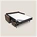 Chris Divano letto matrimoniale in tessuto impermeabile T13 206 cm (mat. 160x197) marrone - Foto miniatura 2