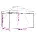 Tenda Da Festa Pieghevole Pop-up Beige 440x292x315 Cm - Foto miniatura 5