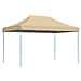 Tenda Da Festa Pieghevole Pop-up Beige 440x292x315 Cm - Foto miniatura 1