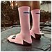 Calze Da Ciclismo Unisex Traspiranti Alte Pale Classy Evo 2 Rosa - Foto miniatura 6