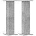 Supporti Altoparlanti 2 Pz Grigio 30x30x95 Cm Legno Multistrato - Foto miniatura 2