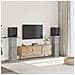Supporti Altoparlanti 2 Pz Grigio 30x30x95 Cm Legno Multistrato - Foto miniatura 1