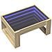 Tavolino Da Salotto Con Led Infinity Rovere Sonoma 70x53x30 Cm - Foto miniatura 3