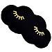 Maschera Per Dormire 3d Cloud Con Ciglia Dorate Black - Foto miniatura 2