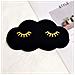 Maschera Per Dormire 3d Cloud Con Ciglia Dorate Black - Foto miniatura 3
