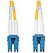 Cavo in fibra ottica duplex monomodale OS2 da LC a LC (UPC) da 1m, 9/125µm, 100G, Insensibile alla piegatura, Bassa perdita di inserzione, Cavo patch in fibra LSZH - Foto miniatura 4