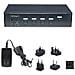 KVM switch DisplayPort a 4 porte, monitor singolo 4K 60Hz, 6 porte USB, commutazione con pulsanti e hotkey, DP 1.2, indipendente dal SO, conformità TAA - Foto miniatura 2