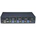 KVM switch DisplayPort a 4 porte, monitor singolo 4K 60Hz, 6 porte USB, commutazione con pulsanti e hotkey, DP 1.2, indipendente dal SO, conformità TAA - Foto miniatura 3