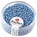 17 Grammi - Perline In Vetro Rotonde Opache Lustrate Foro Ø2mm - Colore Celeste - Foto miniatura 1