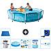 Piscina Fuori Terra - In Giro - 305x76 Cm - Blu - Include Accessori Coordinati A1407 - Foto miniatura 1