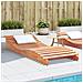Lettino Marrone Cera 205x80x31,5 Cm In Legno Massello Di Pino - Foto miniatura 8