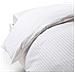 Sacco Copripiumino Hotellerie Raso Rigato In Raso Di Cotone Colore Bianco Misura Matrimoniale - Foto miniatura 1