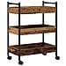 Carrello da cucina  in legno vecchio 50x30x70 cm in legno ingegnerizzato - Foto miniatura 6