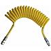Tubo Spiralato Giallo Con Raccordi M16x1,5-m22x1,5 - Foto miniatura 1