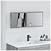 Specchio da Bagno con Luce LED Grigio Sonoma 90x8,5x37 cm - Foto miniatura 2