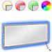 Specchio da Bagno con Luce LED Grigio Sonoma 90x8,5x37 cm - Foto miniatura 3