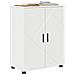 Mobile da Bagno Bianco lucido 60 x 35 x 80 cm Legno multistrato - Foto miniatura 3