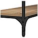 Tavolo consolle rovere artigianale 100 x 30 x 75 cm - Foto miniatura 7