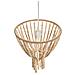 Lampadario Pusweli Legno Marrone Chiaro - Foto miniatura 4