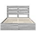 Letto con Contenitore con testiera Grigio Sonoma 160 x 200 cm - Foto miniatura 8