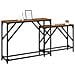 Tavolo consolle 2 pcs Legno vecchio 100 x 28 x 75 cm - Foto miniatura 3