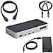 Docking station USB-C per Tre Monitor - Dock USB C Triplo HDMI /DP 4K - Hub USB a 5 Porte - GbE - PD 100W - Docking Station Universale Multi Monitor - Compatibile con Thunderbolt 3/4 - Foto miniatura 4