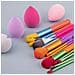 Set Di 15 Pennelli Da Trucco Acquerello Con Spugne, Fascia E Altro - Setole Morbide - Foto miniatura 3
