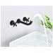 Rubinetto per lavabo da bagno, Blackswan, tipo M62, modello nero opaco, misura 21 cm - Foto miniatura 3