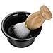 Set Da Barba Da Uomo A 3 Pezzi Con Manico In Legno, Setole In Nylon, Supporto E Ciotola - Foto miniatura 6