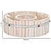 Cestino Tondo In Legno Marrone 36x36x11h - Foto miniatura 4