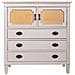 Cassettiera In Legno Bianco 82x36x90h - Foto miniatura 4