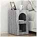 Comodino Grigio Sonoma 29,5 x 33,5 x 50 cm Legno multistrato - Foto miniatura 2