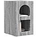 Comodino Grigio Sonoma 29,5 x 33,5 x 50 cm Legno multistrato - Foto miniatura 3