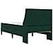 Struttura letto con materasso Verde Scuro 90 x 200 cm Velluto - Foto miniatura 8