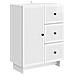Credenza Bianco Lucido 66 x 34,5 x 90 cm Legno ingegnerizzato - Foto miniatura 1